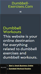 Mobile Screenshot of dumbbell-exercises.com